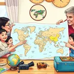 Estabeleça metas conjuntas para projetos familiares ou viagens