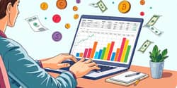 Organize uma planilha simples para monitorar entradas e saídas