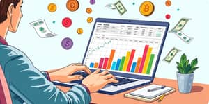 Organize uma planilha simples para monitorar entradas e saídas