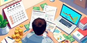 Inclua revisões mensais no planejamento financeiro