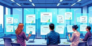 Analise contratos e assinaturas a cada semestre