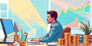 Acompanhe o progresso financeiro com gráficos simples