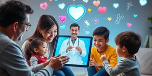 Plano de saúde digital para famílias