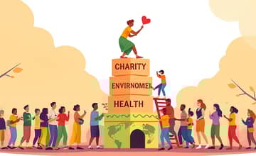 Inclua doações e causas sociais no planejamento