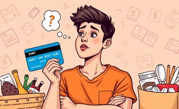 Evite depender do cartão de crédito para despesas cotidianas