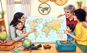 Estabeleça metas conjuntas para projetos familiares ou viagens