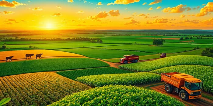 O avanço das exportações agrícolas sustenta o superávit comercial