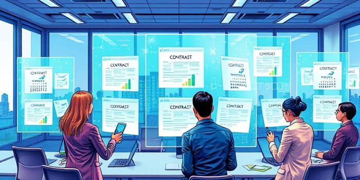 Analise contratos e assinaturas a cada semestre