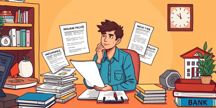Faça revisões anuais em seguros e contratos bancários