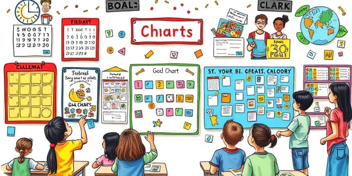 Utilize metas visuais para estimular a disciplina
