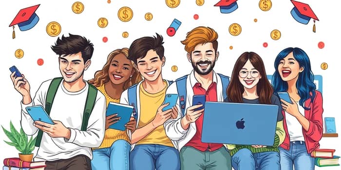 Conta universitária com benefícios para jovens