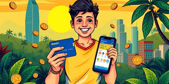 Cartão de crédito com cashback flexível